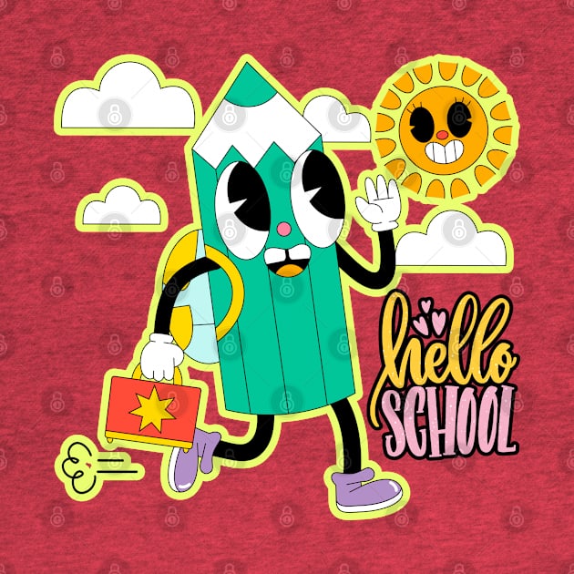 hello school back to school by twitaadesign